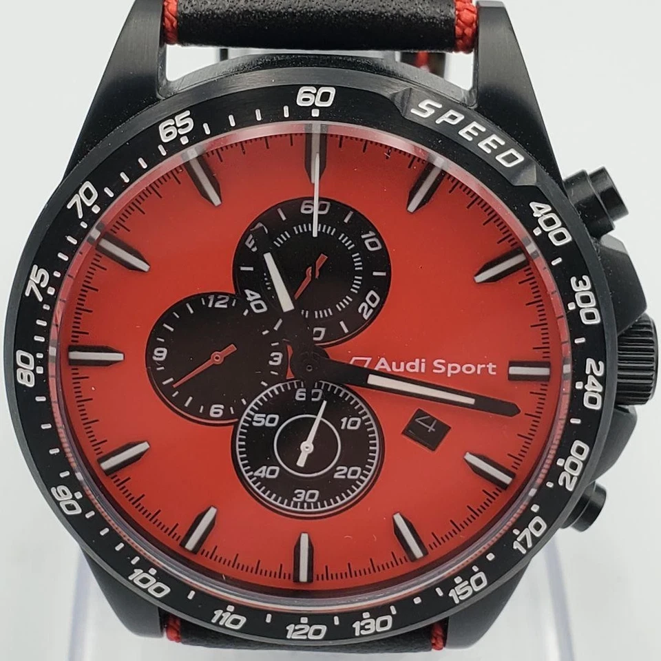 Audi Sport Chronograph Watch Rare Collectible Excellent Condition Quartz - Image 3 of 4