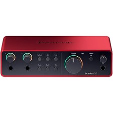 Focusrite Scarlett 2i2 USB-C Audio Interface Gen 4 