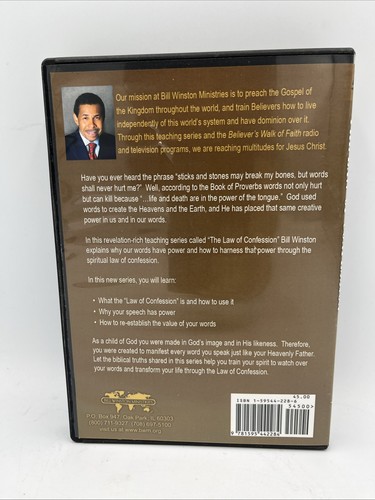 The Law Of Confession: Volume 1 • DVD • Bill Winston • 2006 • Mint Disk!!! - Picture 2 of 5