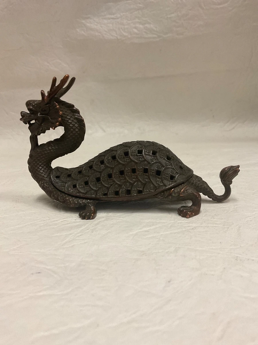青铜龙印第安纳中国古董香炉| eBay