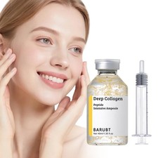 Deep Collagen Silk Peptide Facial Ampoule Face Lifting Serum, Korean anti-aging 