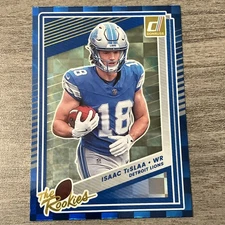 🔥 🔥2025 Panini Donruss Isaac Teslaa THE ROOKIES #35 COLOR MATCH 🔥 🔥 