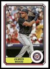 2025 Topps Archives #87BB-3 James Wood 1987 Topps Boardwalk and Baseball