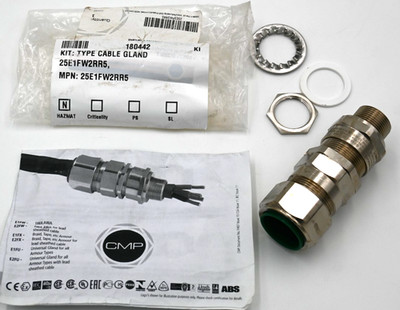 CMP Products Industrial Cable Gland Pack 25E1FW2RR5