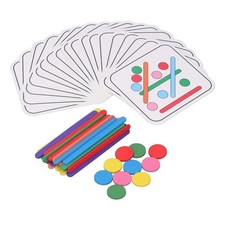 Juguete rompecabezas palo colorido para niños niñas educación temprana recomendado