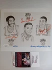 Dave DeBusschere, Walt Frazier & Cazzie Russell Signed NY Knicks Photo JSA-1 #