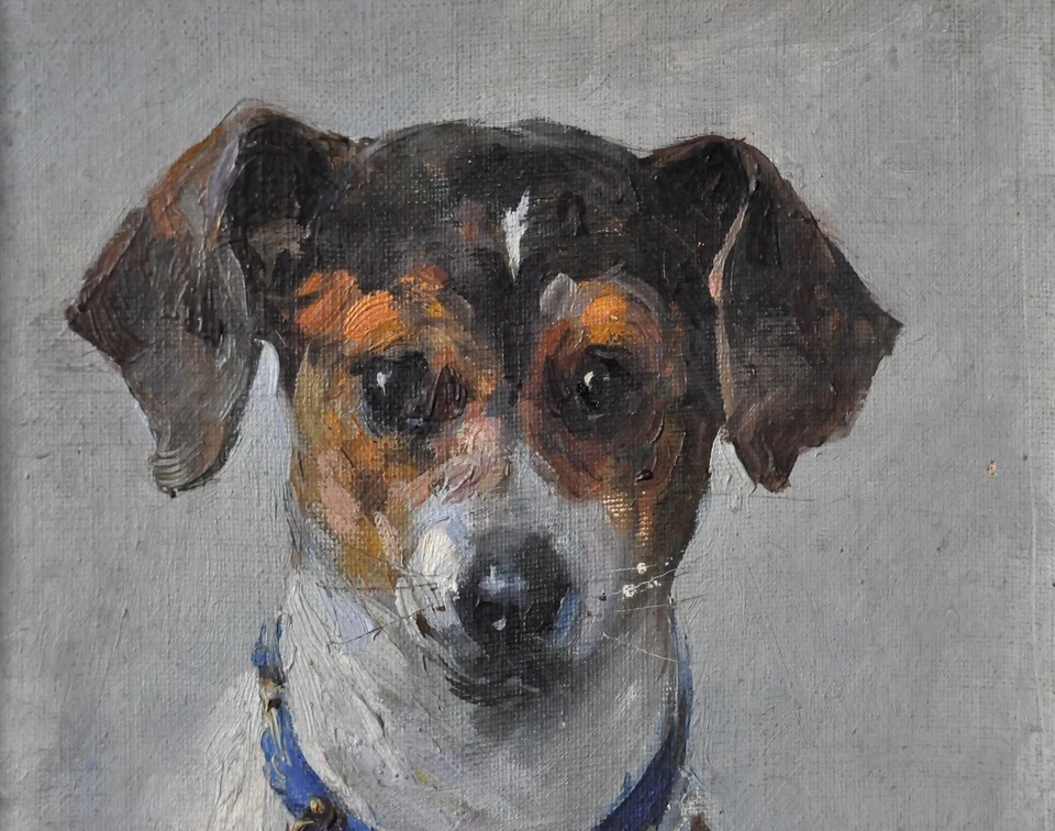 Mariano BERTUCHI NIETO (Granada 1884- Tetouan/ Maroc 1955) "portrait de chien" - Photo 4/4