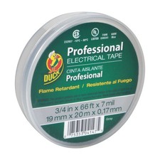 Duck Brand Professional Electrical Tape Canister Pack : 3/4 in. x 66 ft. Grey 