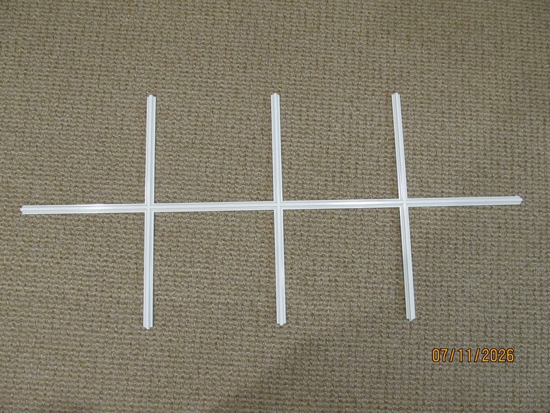 one older used Andersen C-86 white plastic window grille
