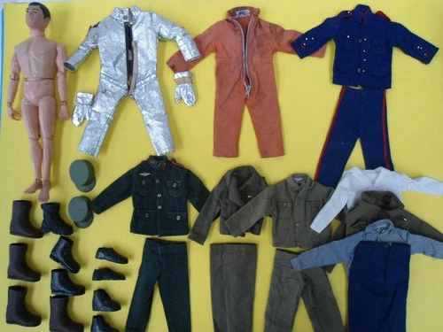 Vintage 1964  12" GI JOE with clothing & uniforms