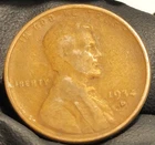 1934 D 1C BN Lincoln Wheat Penny Cent Coin! Album Filler!
