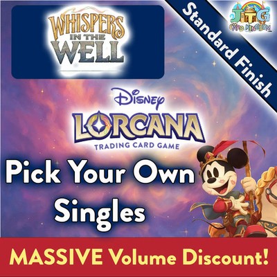 Up to 35% off! Lorcana - Whispers in the Well: Non-Foil Singles 