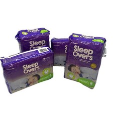 Sleep Overs by Cuties Underwear 24/7 SM/MED 38-65 lbs 4-Pack 60 Total 61 