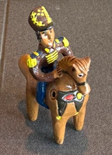 Estremoz Portugal? RARE Clay Whistle Soldier Horse Naïve Folk Art  Pottery Mex?