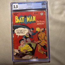 Batman #35 Cgc 2.5 White Pages DC Comics June-July 1946) Catwoman New Costume