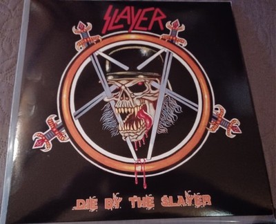 SLAYER ''DIE BY THE SLAYER'' 2 LP, LIMITED EDITION 300 CLEAR MARBLED VINYL!!! RAR 