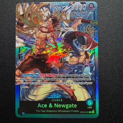 #ad #ad Ace amp; Newgate ST22 001 One Piece TCG Starter Deck 22 Near Mint Foil Leader $7.67