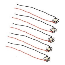 5pcs 0.8 350ma 1w Led Chip Bulb Cob Light Beads Cool White 10000-15000k