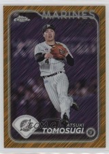 2024 Topps Chrome NPB Nippon Professional Baseball 10/50 Atsuki Tomosugi 04cw