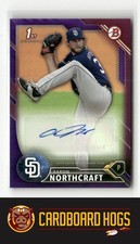 2016 Bowman #PA-AN Aaron Northcraft San Diego Padres 1st Bowman Purple 232/250