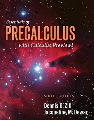 Essentials of Precalculus with Calculus - Hardcover, by Zill Dennis G.; - Good