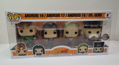 Funko Pop!  - Dragonball Z 4 pack - Android .. Dr. Gero  .. open box