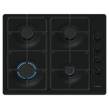 Bosch Series 2 60cm 4 Burner Gas Hob - Black PBP6B6K60