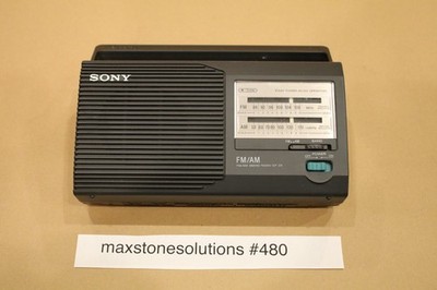 Vintage Sony ICF-24 FM/AM 2Band Portable Radio - Works Great! Very