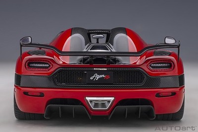 Autoart 79022 1/18 KOENIGSEGG AGERA RS CHILLI RED / CARBON BLACK