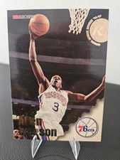 ALLEN IVERSON 1996-97 NBA HOOPS ROOKIE CARD RC #295. rookie card picture