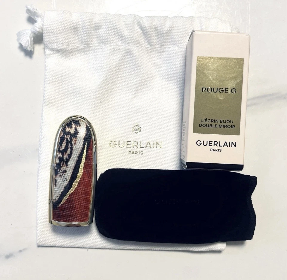 Estuche Joyero Guerlain Rouge G The Double Mirror /Nuevo en Caja + Bolsa Guerlain Foto 3 de 4