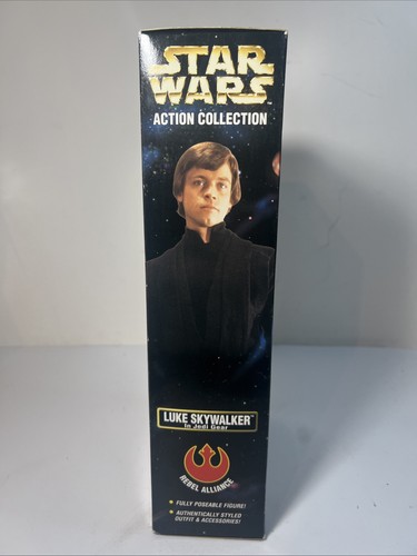 Star Wars Action Collection 12 pollici Luke Skywalker in Jedi Gear Kenner 1998 - Foto 2 di 9