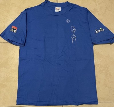 Vtg 90s Team USA Basketball Sprite Promo Shirt L Soda Coca Cola Olympics Art 80s