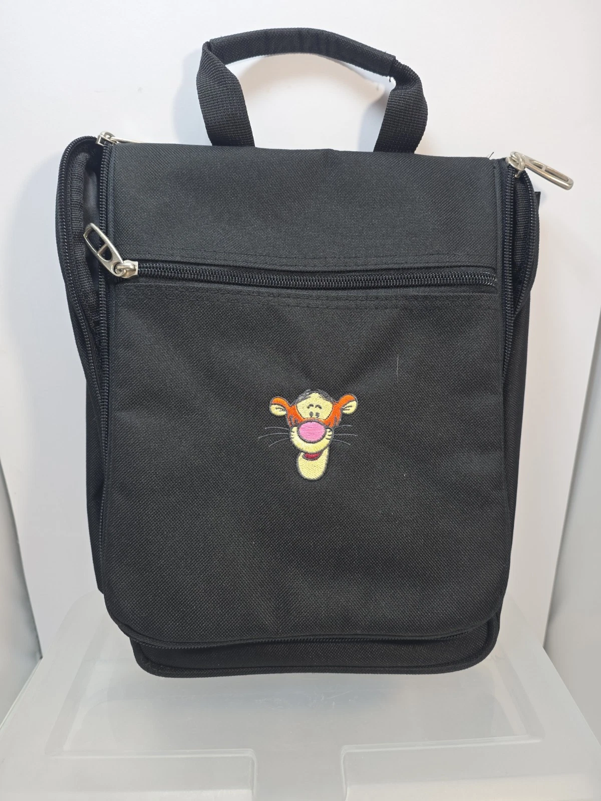 Vintage Disney Store Tigger Hanging Toiletry Travel Organizer w/ Removable Pouch