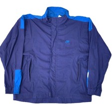 Vintage 90s Nike FIT Purple Full Zip Windbreaker Jacket Retro Men  s Size M