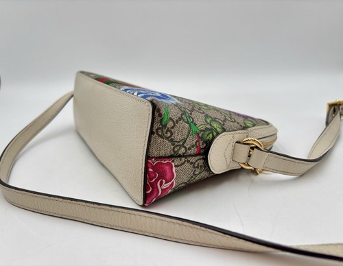Gucci Schultertasche GG Supreme Flora Ophidia Dome Small - Bild 6 von 17