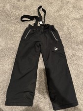 Gerry Boys Black Ski Pants Adjustable Strap S-7/8 Winter Snow Polyester