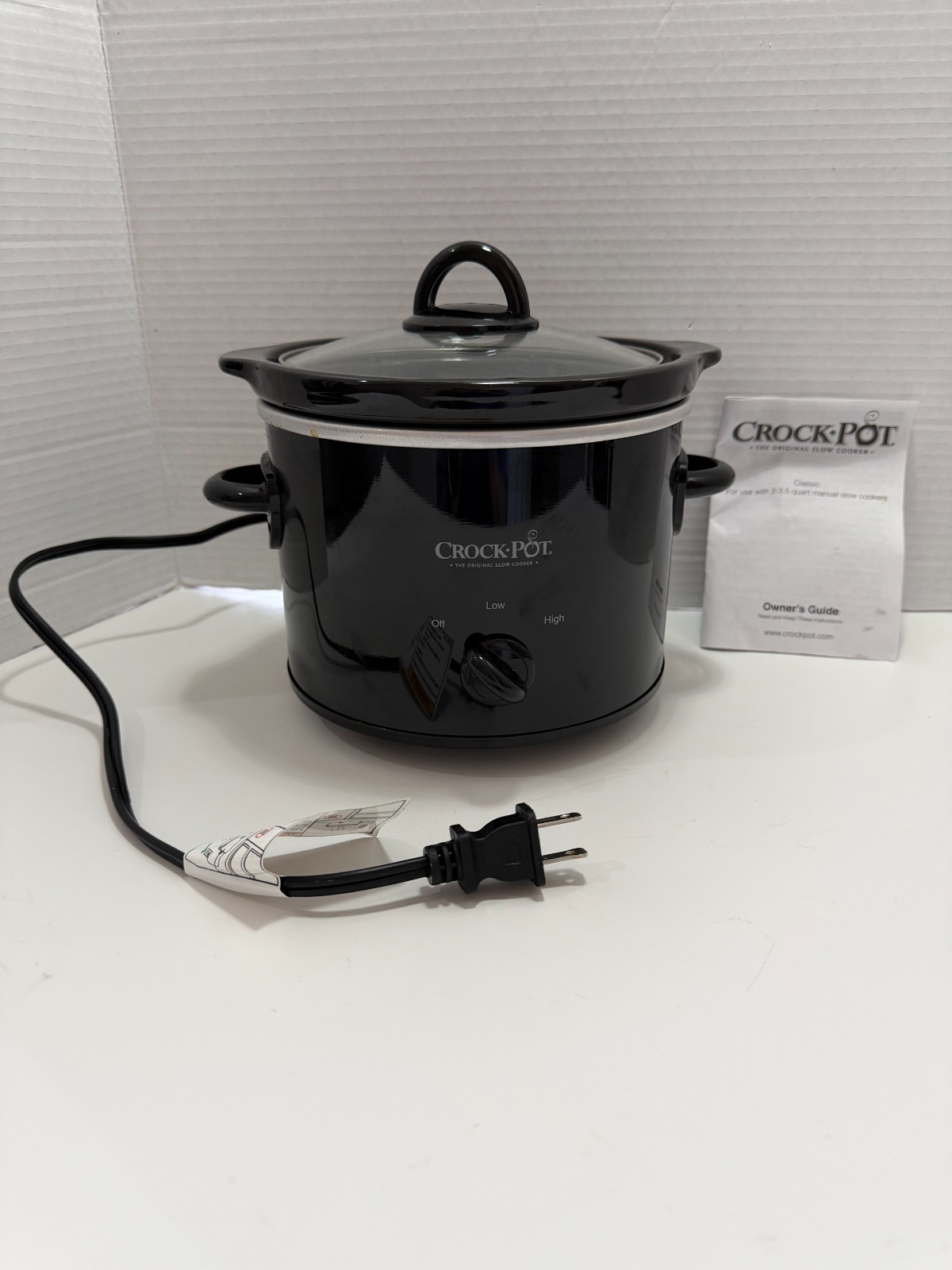 Crock Pot The Original Slow Cooker Classic 2QT Works Excelle