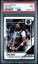2024 PANINI DONRUSS PRESS PROOF SILVER #121 NAZ REID PSA 9
