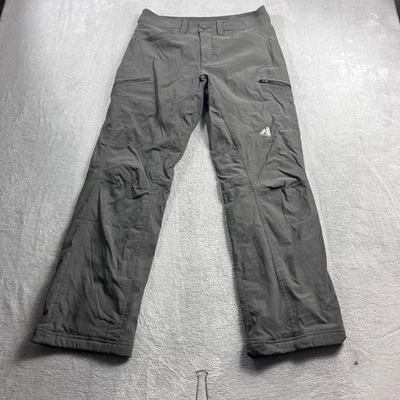 Eddie Bauer First Ascent Guide Pants Mens 30x30 Gray Fleece Lined Hiking Outdoor - Image 1 of 4
