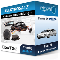 Towtec E-Satz 13Polig Fahrzeugspezifisch Passend für Ford Focus Fliessheck