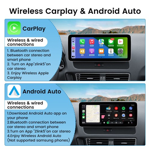 12.3" Android Car Stereo Radio for Audi Q5 Low 2010-2017 GPS Navigation 4G 32G - Picture 5 of 13
