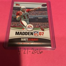 2006 Topps Madden 07 #10 Matt Leinart rookie card, USC Trojans. rookie card picture