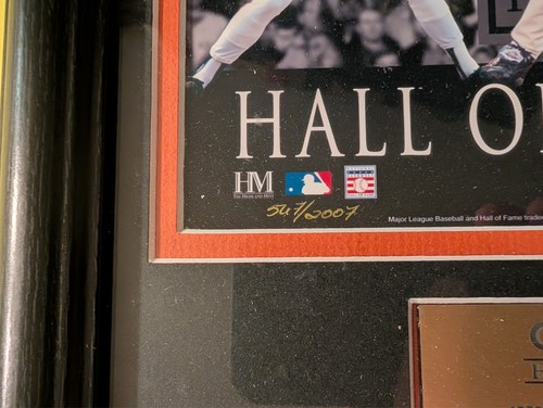 Cal Ripken - 2007 Framed Collage Limited Edition #d/2007 HOF Induction w/Coins - Bild 3 von 7
