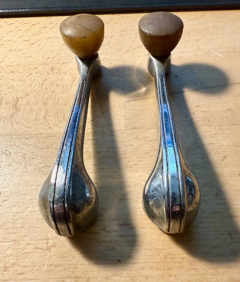 1938 OLDSMOBILE WINDOW WINDER CRANK HANDLES 38 GM 30S HOT RAT ROD ?? - Изображение 2 из 4