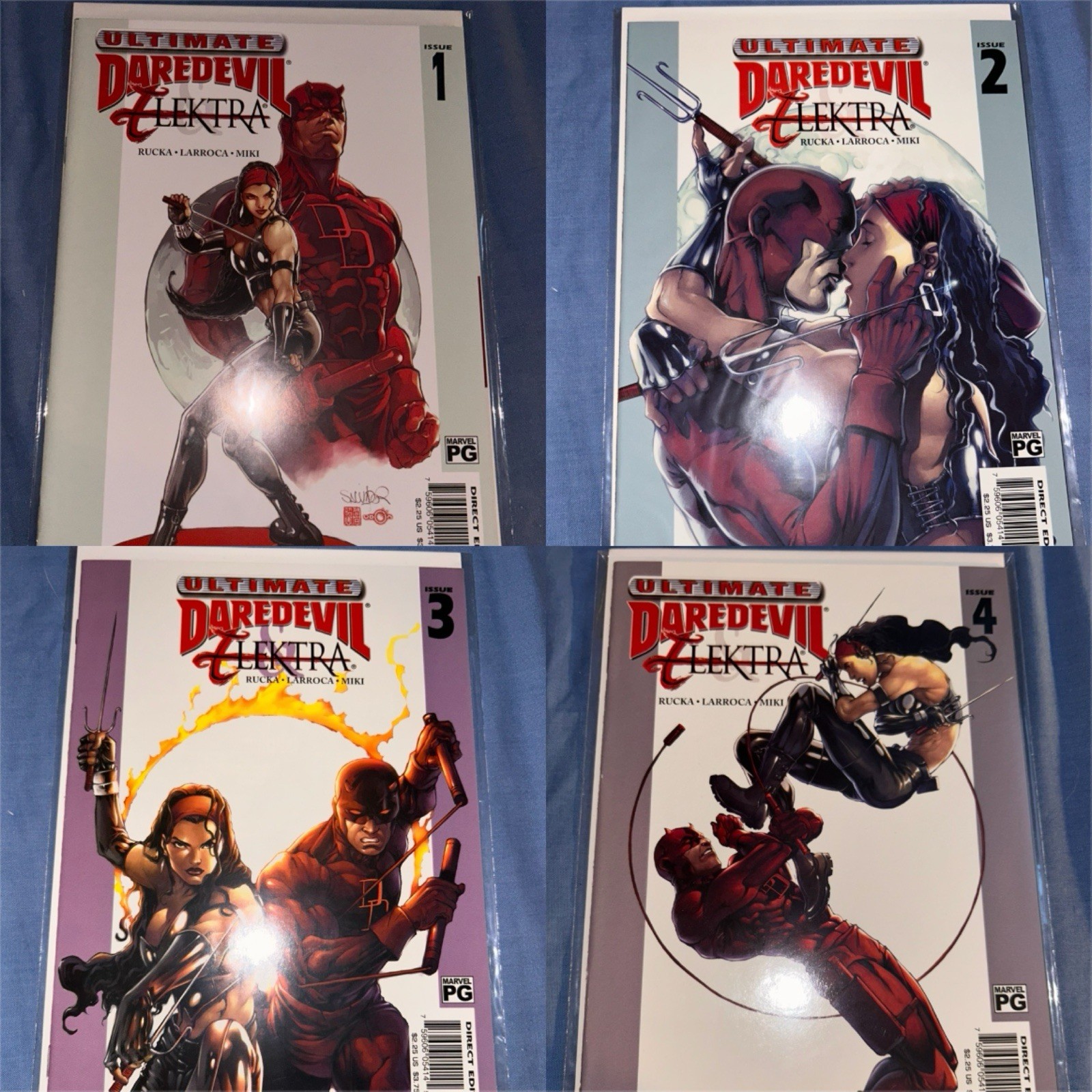 Ultimate Daredevil Elektra Full Run 1-4 & Ultimate Elektra Full Run 1-5 Marvel