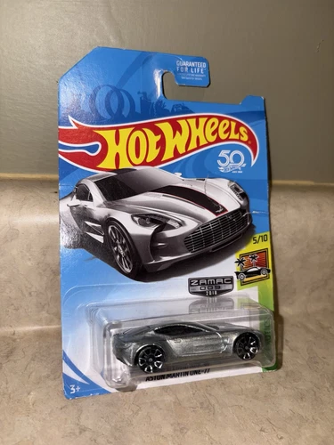 2018 HOT WHEELS HW EXOTICS ASTON MARTIN ONE-77 ZAMAC - Picture 1 of 2