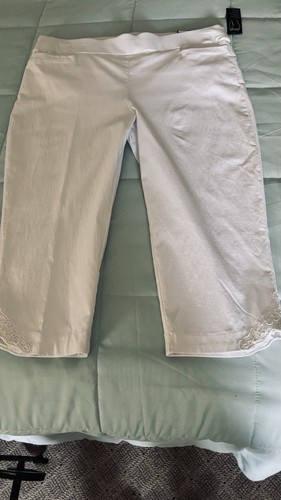 KIM ROGERS Tummy Control Capri Pants Size 18 Comfort Waist, Pullon