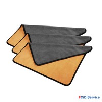 Set 3 MikrofasertüCher Auto Reinigung 40X40Cm Superweich HochsaugfäHig