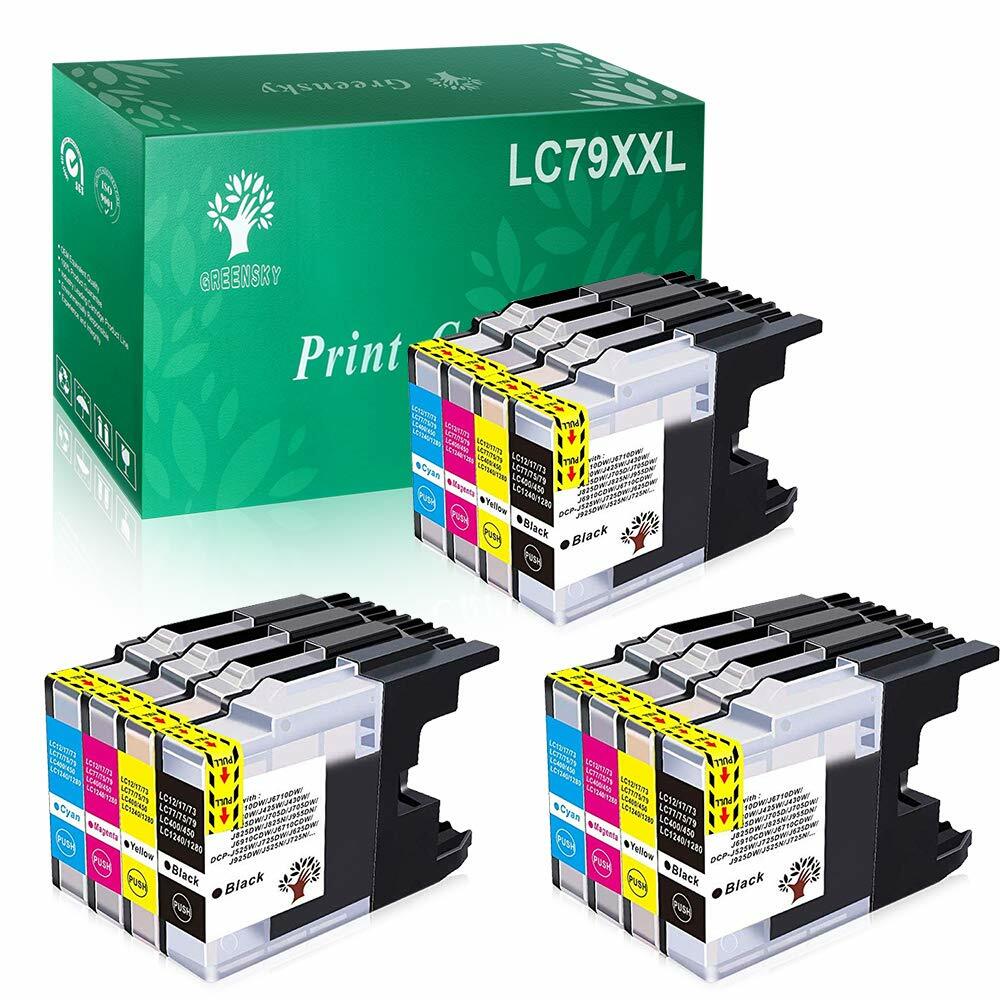 Multipack LC71 LC75 LC79 Ink Cartridge For Brother MFCJ425W J430W